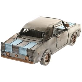 Figurine Décorative Home ESPRIT Bleu Argenté Voiture Vintage 30 X 11 X 10 CM