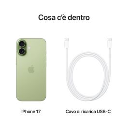 Smartphone Apple iPhone 17 6,3" Hexa Core 8 GB RAM 256 GB Vert