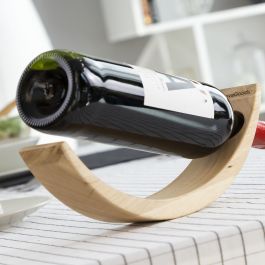 Porte-bouteille en Bois Effet Suspendu Woolance InnovaGoods