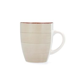 Tasse Quid Vita Morning Petit-déjeuner Céramique Beige 350 ml (12 Unités)