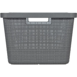 Curver Panier à linge en jute Gris 46 L CUR3253928091026
