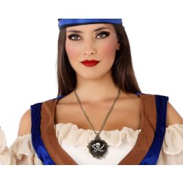 Collier pirate pour femme adulte, noir à plaque dorée et perles argentées, pour costume et déguisement Precio: 10.6899996. SKU: B1CYNMQKJL