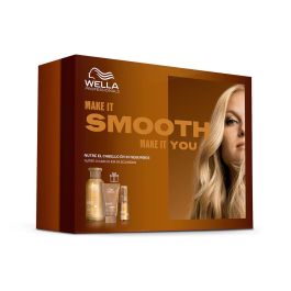 Wella Professionals Set Lisse Ultime 3 pièces - Shampoing 250ml, Masque 75ml, Huile 30ml - Anti-Frisottis, Douceur et Éclat