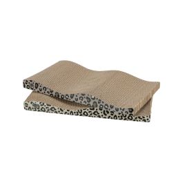 Grattoir pour Chats Trixie Marron Crème Carton 44 x 6 x 25 cm (2 Pièces)