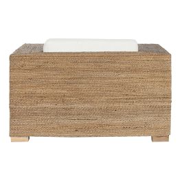 Chaise de jardin Home ESPRIT Blanc Naturel 117 x 92 x 65 cm