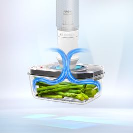 Bosch Mixeur plongeant MS6CB61V1 ErgoMixx, 1000 W, 12 vitesses + turbo, système de mise sous vide Fresh Vacuum, bol mixeur, 4 lames inox, noir