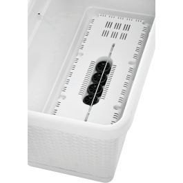 STEFANPLAST Bac a fleur NATURAL - 66 L -  80x40x34h cm -  Gris pierre