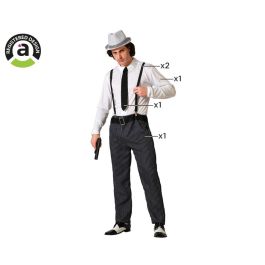 Déguisement Gangster Homme Adulte Noir - Costume Complet 4 Pièces (Pantalon, Chemise, Cravate, Bretelles) pour Fête et Carnaval - Taille XS-S Precio: 25.92. SKU: S1106636