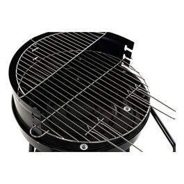 Roues de barbecue au charbon de bois DKD Home Decor Noir Métal Plastique 59 x 49,5 x 82 cm