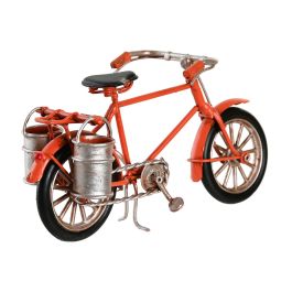 Figurine Décorative DKD Home Decor Jaune Noir Orange Bicyclette Vintage 16,5 x 5,5 x 9 cm (3 Unités)