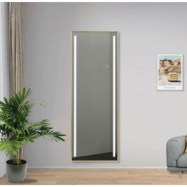 Miroir sur Pied Home ESPRIT Doré Aluminium 60 x 5 x 165 cm