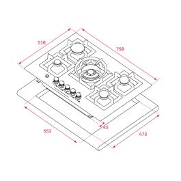 Plaque à Induction Teka EFX 70.1 5G AI AL DR CI