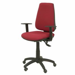Chaise de Bureau Elche S bali Piqueras y Crespo 33B10RP Rouge Bordeaux