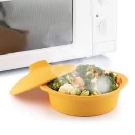 Cuiseur à Vapeur en Silicone Multifonction avec Recettes Silicotte InnovaGoods