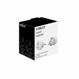 Chargeur mural Celly TRAVELADAPTER Blanc