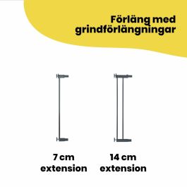 Barrière de sécurité Safety 1st Easy Close Marron Noir 73-80 cm