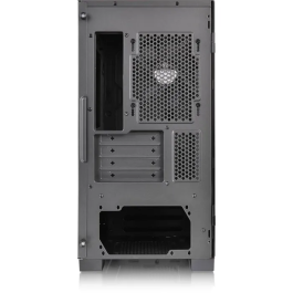 Thermaltake S100 Noir - Boîtier PC Micro-ATX Mini Tour - Sans alimentation - Format Micro-ATX/Mini-ITX - Ventilateur 120 mm - USB 3.0 - Vitre trempée