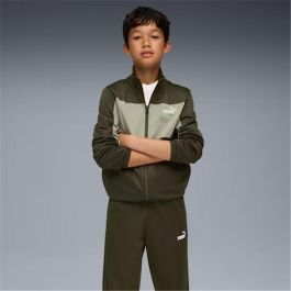 Survêtement Enfant Puma Poly Colorblock Olive