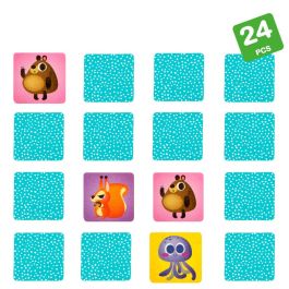 Jeu Memory Lisciani Giochi Puzzle Enfant Tactile 24 Pièces