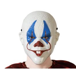 Masque de Clown Chauve avec Maquillage Bleu et Dents Marquées - Accessoire de Déguisement Effrayant pour Fêtes d'Halloween et Spectacles d'Horreur Precio: 10.5. SKU: B18K5SSEA2