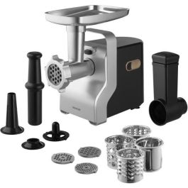 Sencor Hachoir à Viande Électrique SMG 6400SL, 700 W, 3 Disques de Hachage, Accessoires Saucisses et Kubbe, Plateau Aluminium, Noir/Argent Precio: 104.4999996. SKU: B1D4LCAYL5