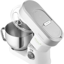 Sencor Robot pâtissier STM 3789SL - 1200 W, bol inox 5 L, 6 vitesses, éclairage LED, 4 accessoires (pétrissage, fouettage, hachage, tranchage)