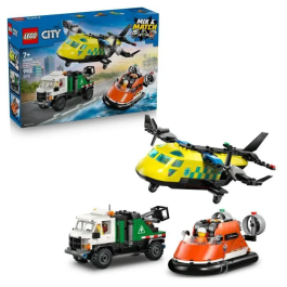 LEGO City 3-en-1 Avion, Camion d'Assistance et Aéroglisseur Modulable Jouet de Construction 60505 Precio: 98.196. SKU: B1FXD7896R