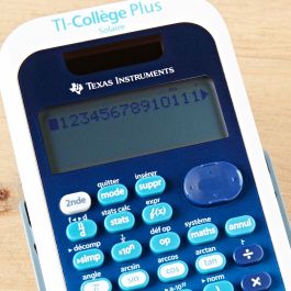 Calculatrice scientifique Texas Instruments TI College Plus Bleu