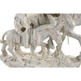 Figurine Décorative Home ESPRIT Blanc Doré 28,5 X 13 X 33 CM