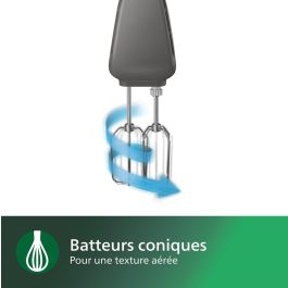 Batteur électrique - PHILIPS - HR3745/00 - Robot batteur mixeur Série 5000 - 500W - 5 vitesses - bol 3L - Blanc