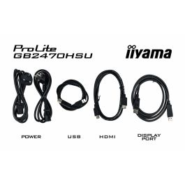 Iiyama GB2470HSU-B6 Écran PC 24 IPS FHD 1920 x 1080 0,2 ms 180 Hz HDMI DP Noir
