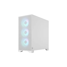 Fractal Design FD-C-POA2A-04 Pop 2 Air TG RGB - Boîtier PC ATX - 3 Ventilateurs Blanc - Maille avant et supérieure - 416 mm GPU - Refroidissement Haute Performance