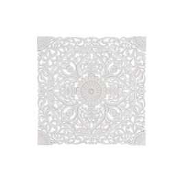 GINER Y COLOMER Cabecero MDF Blanc Vieilli 120x120 cm, Tête de Lit Décorative Panneau Mural Sculpté à la Main, Accrochage Horizontal ou Vertical Precio: 299.988. SKU: B15VTA9N8N