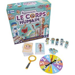 Tactic - Jeu de société éducatif 'Apprenons le corps humain' - À partir de 7 ans - 2 joueurs et plus - Découverte du fonctionnement du corps