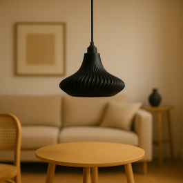 Lampe Suspendue Vita Noir / Noir Fleur / Câble Noir Design Polyvalent Minimaliste Pour Salon, Salle À Manger, Chambre, Restaurant Precio: 38.79. SKU: B1JQVH5V47
