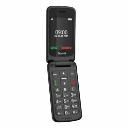 Gigaset GL595 Téléphone Portable à Clapet Double SIM Noir Écran 2.8 pouces pour Seniors