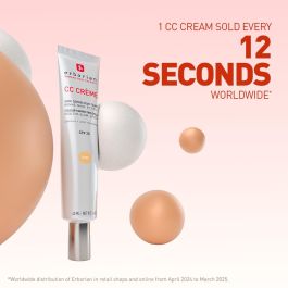 Erborian CC Cream SPF30 Doré 40 ml - Hydratation 24h, Éclat Naturel et Protection Solaire