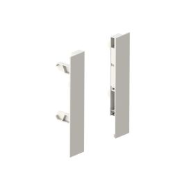 HERRAJES ALK Jeu de Fixation Frontale Qube H90 H120 H185 Blanc Hauteur H185