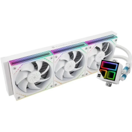 Thermalright Frozen Infinity 360 - Watercooling AIO CPU 360mm - Compatible Intel LGA 1851/1700/1200 et AMD AM5/AM4 - 3 ventilateurs 120mm ARGB - Blanc