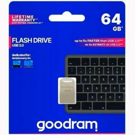 Clé USB GoodRam UPO3 Gris Argenté 64 GB Precio: 17.4999996. SKU: B1DF6SL4BE