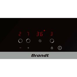 Brandt BPV6320 Plaque Vitroceramique 3 Zones 5300W L60cm Noir