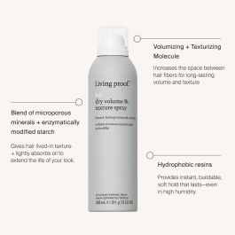 Living Proof Spray Full Volume & Texture pour Cheveux - 238 ml - Donne Corps et Texture Naturelle