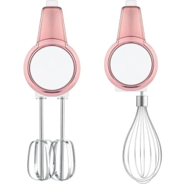 Sencor SHM 9000WH Batteur électrique sans fil avec batterie Li-ion, 3 vitesses, 3 fouets (fouet acier inoxydable), fonctionnement silencieux, indicateur de charge LED