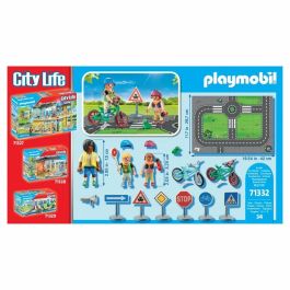 Playmobil Jeu de sécurité routière Rouge 71332