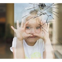 EASY PROTEC Film Adhésif pour Fenêtres 100 x 90 cm Sécurité