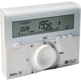 Delta Dore Deltia 8.00 Thermostat d'ambiance programmable filaire électronique