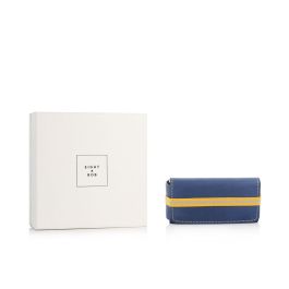 Trousse de toilette Eight & Bob Zubehör Blue marine Cuir