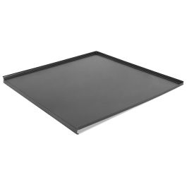 HERRAJES ALK Fondo Fregadero Ina SP16 Modulo 800, Protecteur de fond de meuble de cuisine en aluminium graphite, pour modules de 800 mm