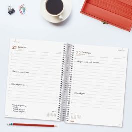 Agenda Finocam YEAR Rouge A5 15,5 x 21,2 cm 2026