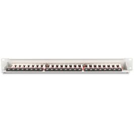DIGITUS Patchpanel 1HE 24-Port Cat6a geschirmt lichtgrau